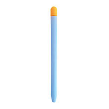 Чохол TPU Goojodoq Matt 2 Golor для стилуса Apple Pencil 2 Blue/Orange