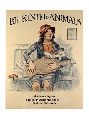 Листівка Be Kind to Animals I