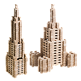 Конструктор "Фантазія" 240 деталей+ бонус 24 деталей, фото 2