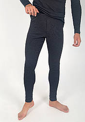 Підштаники чоловічі БАТАЛ 3ХЛ 4ХЛ 5ХЛ утеплені  рібана начос (80 % бавовна + 20% поліестер) ЧОРНИЙ