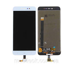 Дисплей (екран) Xiaomi Redmi Note 5A 2/16 Gb MDG6 з тачскріном (білий)