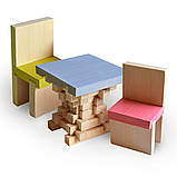 Конструктор "Стіл+крісла" лялькові 33 деталей, фото 2