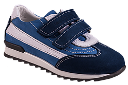 Дитячі ортопедичні кросівки Форест Орто для хлопчика сині 4Rest Orto 06-557 розмір 21 - 36