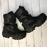 Дитячі зимові мембранні термо черевики Tigina для хлопчика чорні розмір 29, фото 2