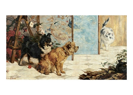 Листівка Playful Friends 2 (Who Goes There), фото 1