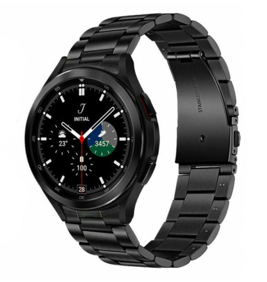 Металевий ремінець Primolux для годинника Samsung Galaxy Watch 4 Classic 46mm SM-R890 / SM-R895 - Black