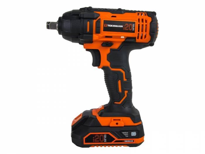 Гайковерт ударний акумуляторний Tekhmann TIW-300/i20 kit, фото 1