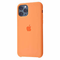 Чехол Silicone Case для iPhone 11 Pro Max Papaya (силиконовый чехол папайя силикон кейс на айфон 11 про Макс)