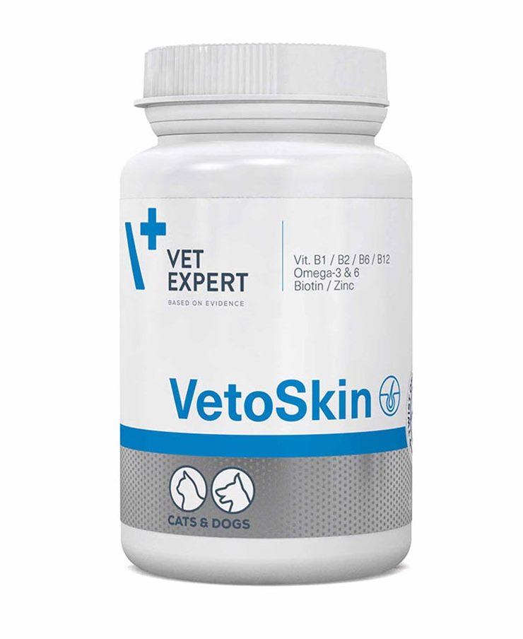 VetExpert VetoSkin для собак и кошек с дерматологическими нарушениями - №60капс