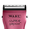 Машинка для стрижки тварин Wahl Super Groom Pink 1872-0463, фото 2