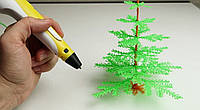 3D ручка 3Д принтер для рисования PEN 2 MYRIWELL 3Д Ручка с экраном Zessl желтая