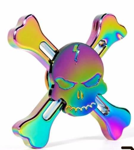 Спиннер череп