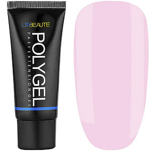 Полигель Poly Gel Lilly Beaute 30 р, №01 Soft Pink блідо-рожевий