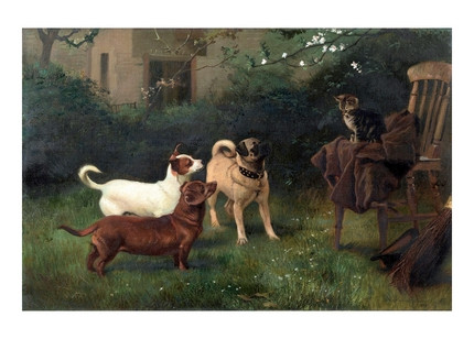 Открытка Cat and Dogs Belonging to Queen Victoria, фото 1