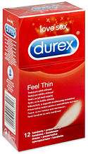 Durex Feel Thin презервативи ультратонкі, 12 шт.
