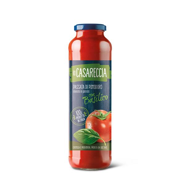Томатний соус с базиліком Passata di Pomodoro La Casareccia 680гр
