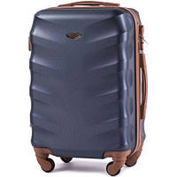 Чемодан пластиковый дорожный WINGS 402 чемодан ручная кладь S темно-синий на четырех колесиках малый