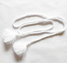 Пояс "Шнурочок" білий