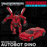 Трансформер Автобот Діно Deluxe Class Dark of The Moon Autobot Dino, фото 8