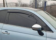 Дефлекторы окон (ветровики) Fiat 500 +500e +Abarth 3d hatchback (312) 2007-, VL - Cobra Tuning, F22007