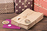 Паперові пакети для упаковки ковбас 180*50*340 мм Крафт пакет паперовий фасувальний середній, фото 4