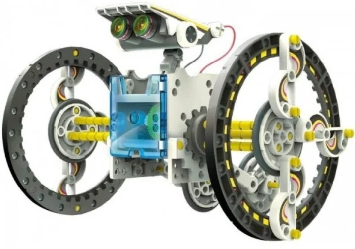 Конструктор робот на сонячних батареях Solar Robot 14 в 1 із сонячною панеллю та моторчиком - фото 3 - id-p1519786685