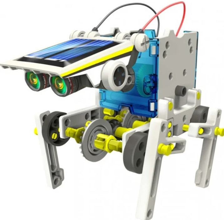 Конструктор робот на сонячних батареях Solar Robot 14 в 1 із сонячною панеллю та моторчиком - фото 7 - id-p1519786685
