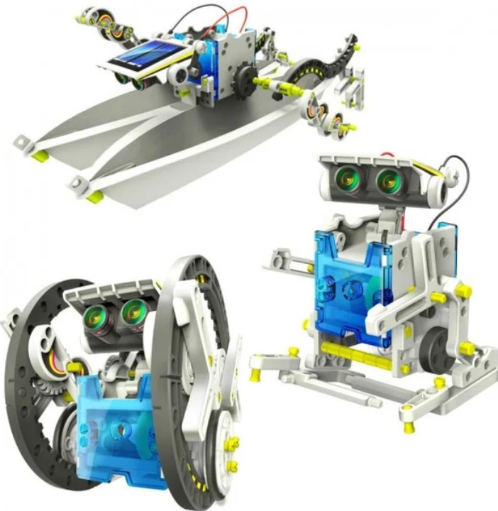 Конструктор робот на сонячних батареях Solar Robot 14 в 1 із сонячною панеллю та моторчиком - фото 6 - id-p1519786685