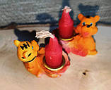 Фігурка-підсвічник із полосатим котом- символ стійкості та сміливості, фото 4