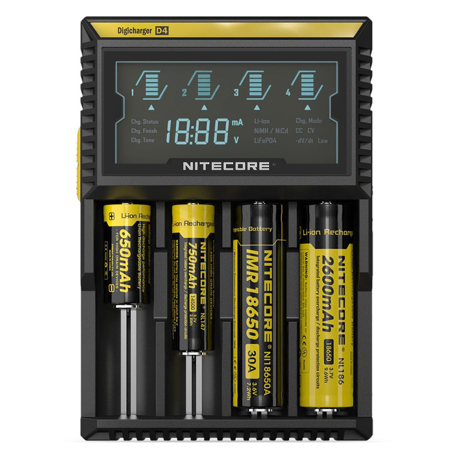 Зарядний пристрій Nitecore Digicharger D4