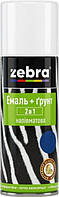 Аерозоль емаль-ґрунт 2в1 36 напівматовий зелений 400 мл Zebra
