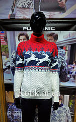 Светр жіночий Pulltonic Фінська Ліс L(40), Червоно-Білий