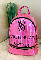 Жіночий стильний рюкзак Victoria's Secret Вікторія Сікрет у кольорах, міський рюкзак, молодіжний рюкзак Малиновий