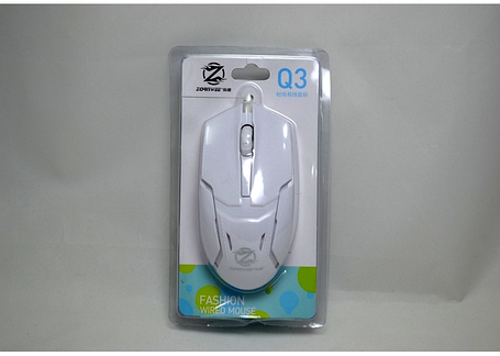 Миша комп'ютерна провідна USB Q3, фото 2