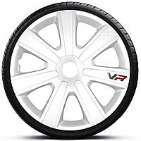 Ковпаки R15 4Racing VR CARBON WHITE