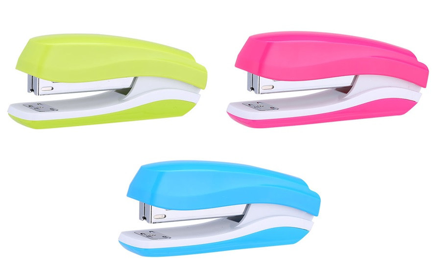 Степлер, No24/6, 25л., E0350, Deli корпус пластик, фото 1