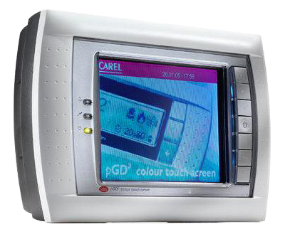 (PGD3000F00) Дисплей CAREL PGD3 для монтажу в панель, графічний РК-дисплей, 320x240 пікселів, 256 кольорів