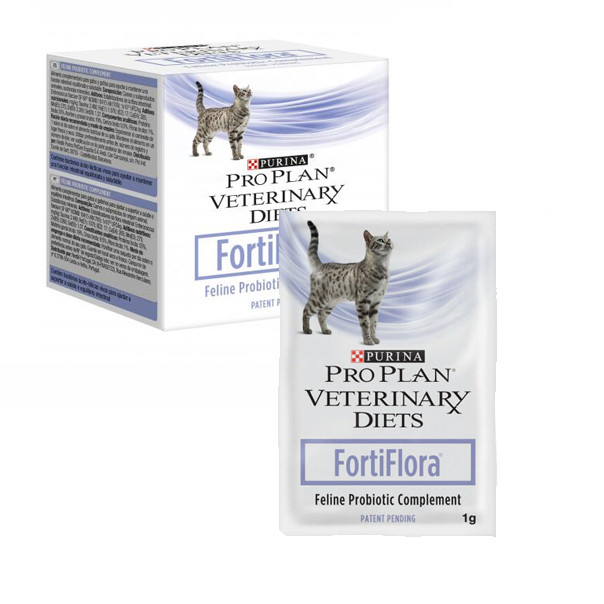 ФортиФлора ПроПлан FortiFlora ProPlan пробіотик для підтримки мікрофлори ШКТ у кішок, 1г