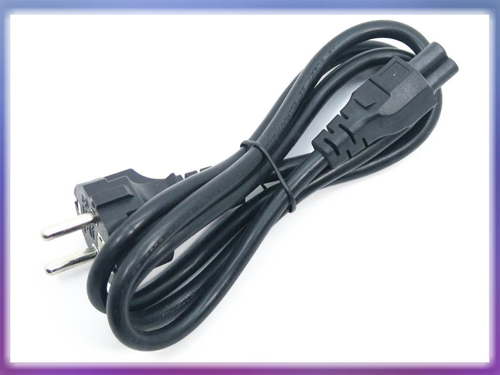 Кабель Питания для Ноутбука (AC) 220V в Блок Тройной, C5 (клевер ...