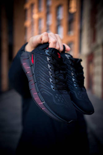 Купить Мужские зимние кроссовки Reebok Zig Kinetica Black Red | Рибок ...