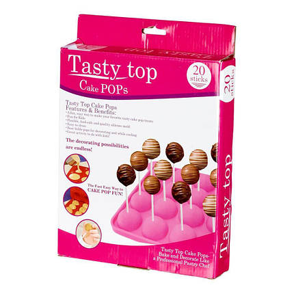 Силіконова форма для випічки цукерок Tasty Top Cake Pops, фото 2