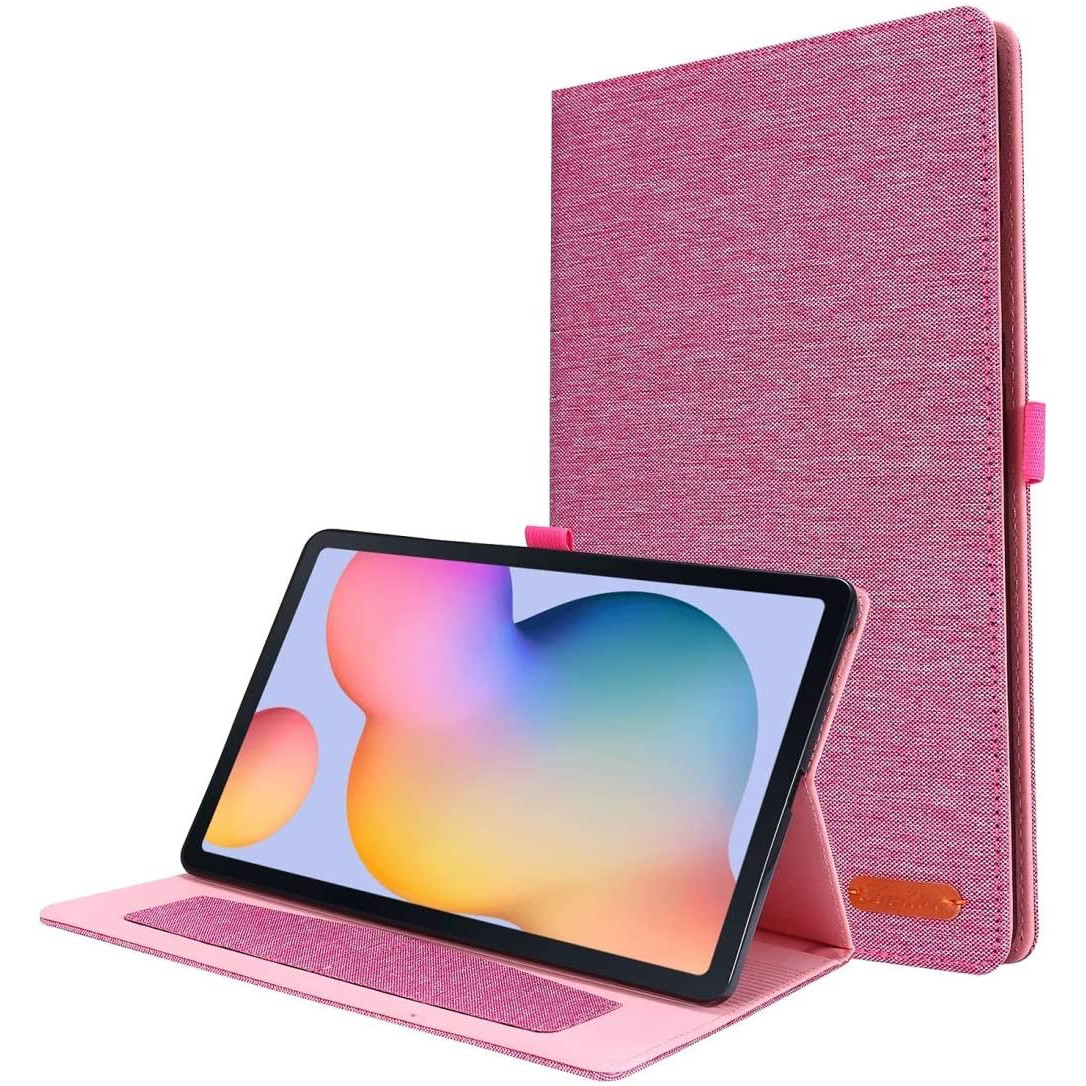 Чохол Cloth Pattern Case для Samsung Galaxy Tab S6 Lite 10.4 P610 / P615 (Wake / Sleep) Rose