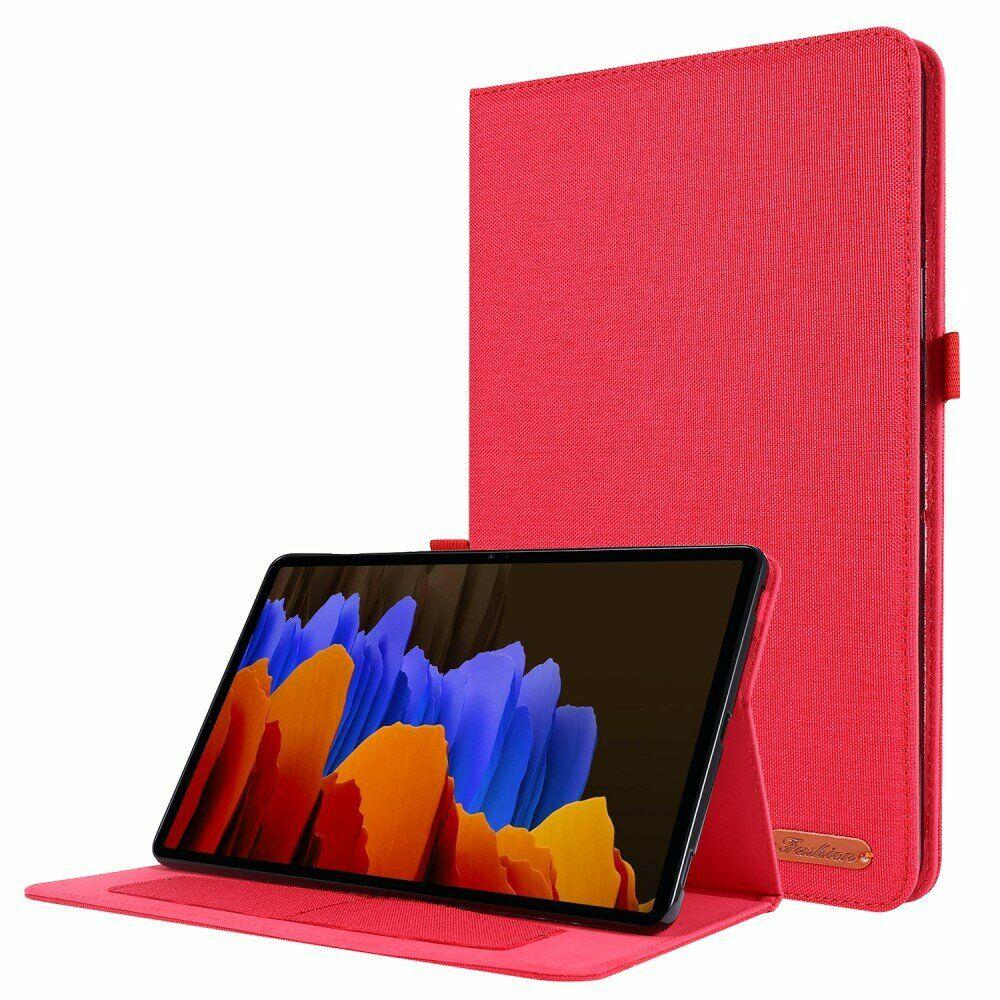 Чохол Cloth Pattern Case для Samsung Galaxy Tab S7 / S8 11.0 (Wake / Sleep) Red