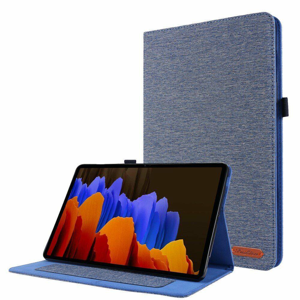 Чохол Cloth Pattern Case для Samsung Galaxy Tab S7 / S8 11.0 (Wake / Sleep) Blue
