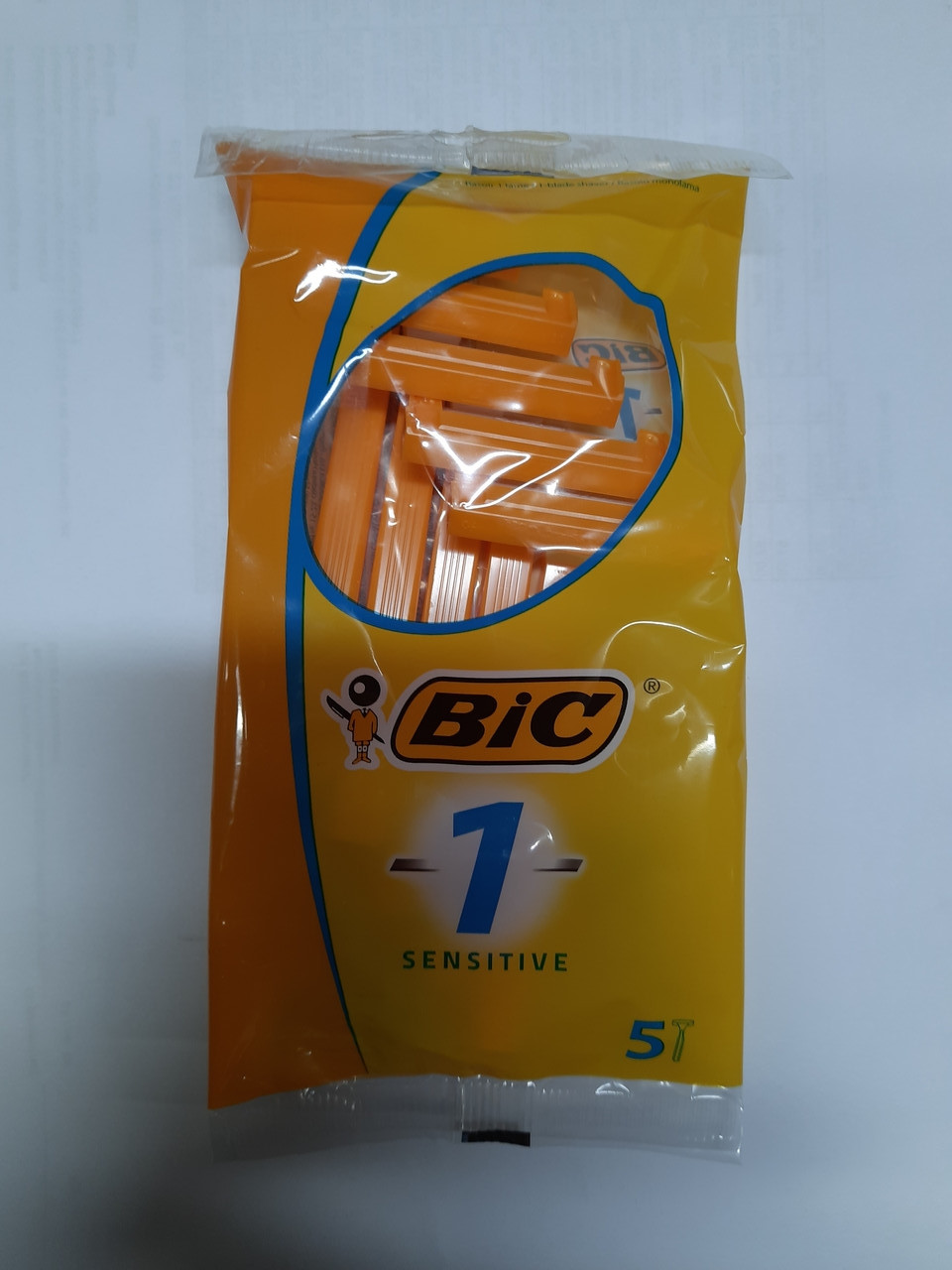 Станок мужской одноразовый для бритья BiC 1 Sensitive 5 шт. Бик 1 ...