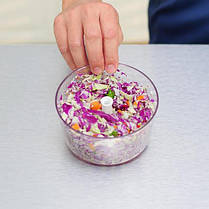 Кухонний подрібнювач продуктів Crank Chop, фото 3