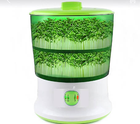Апарат для пророщування бобових, спроутер на 2 яруси Bean Sprout Machine, фото 2