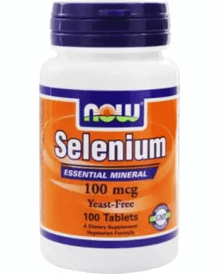 Селен Now Foods Selenium 100 mcg 100 tab