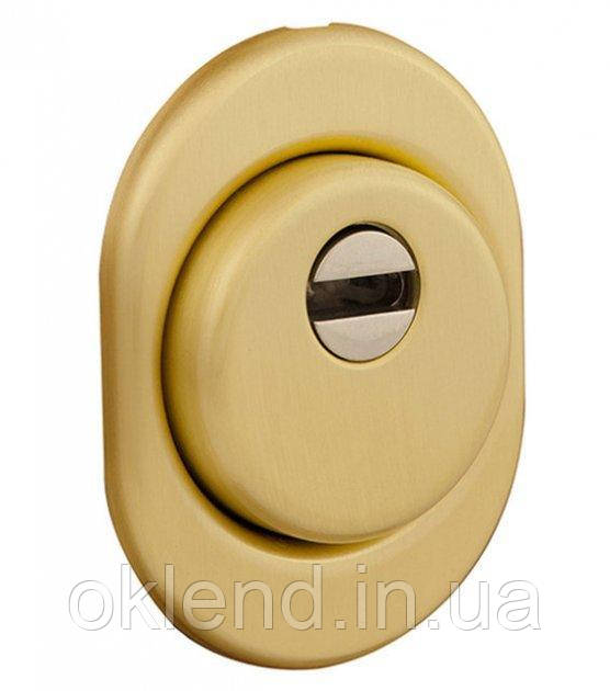 Захисна броненакладка для замку Disec BDS-16 матова латунь