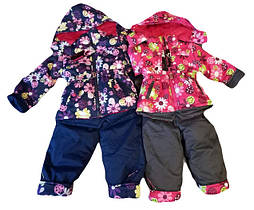 Комбінезон з курткою для дівчаток, розміри 18 місяців 36 місяців, арт. CR-8916